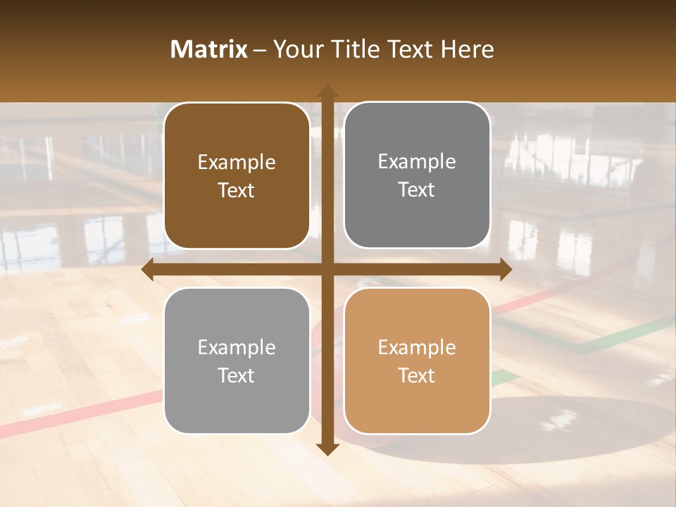 Team Run Gymnasium PowerPoint Template