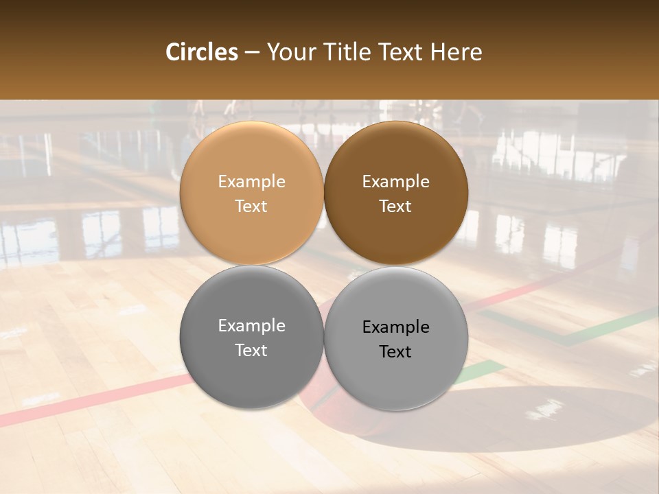 Team Run Gymnasium PowerPoint Template