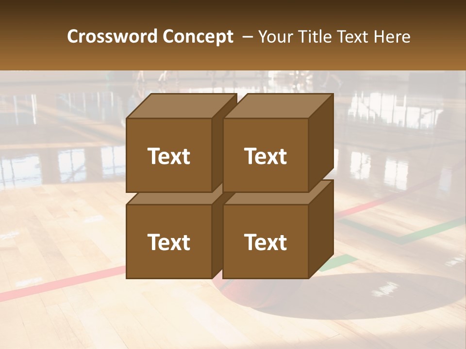 Team Run Gymnasium PowerPoint Template