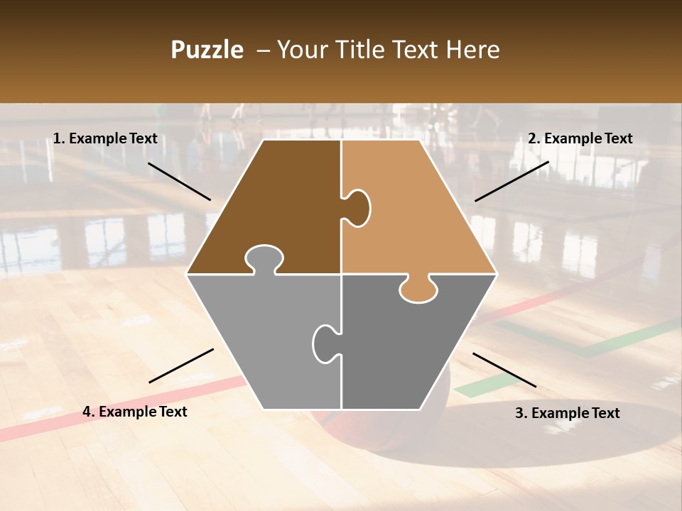 Team Run Gymnasium PowerPoint Template