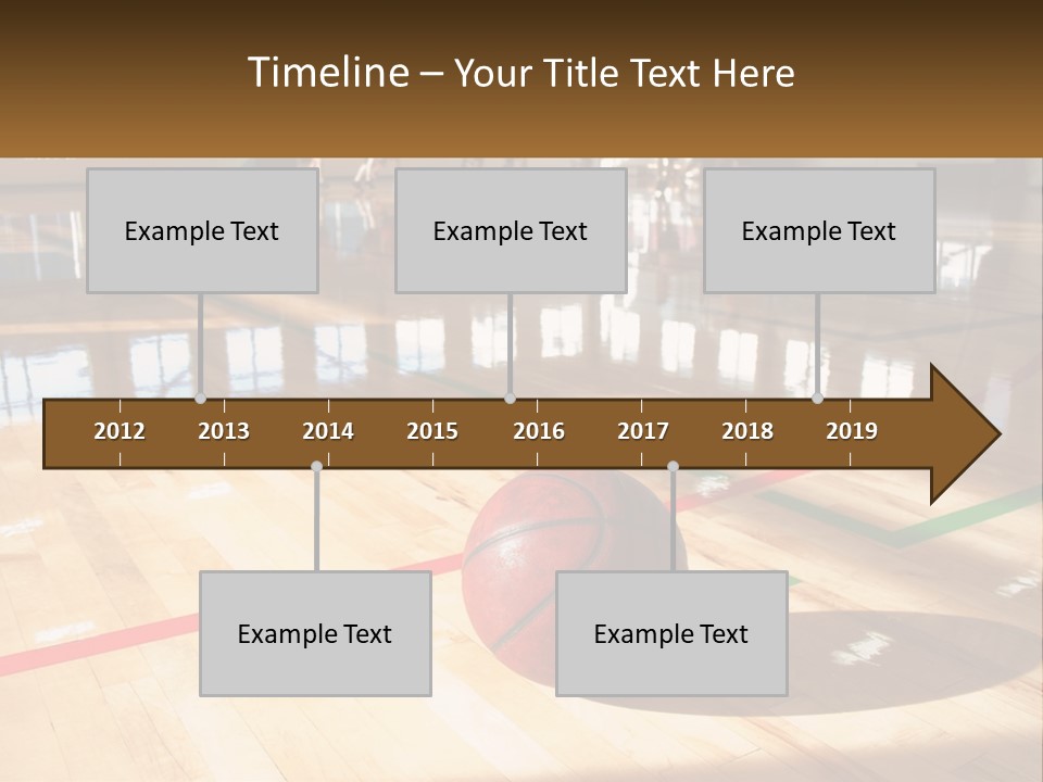 Team Run Gymnasium PowerPoint Template