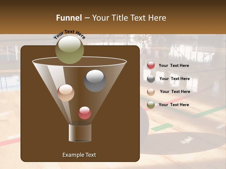 Team Run Gymnasium PowerPoint Template