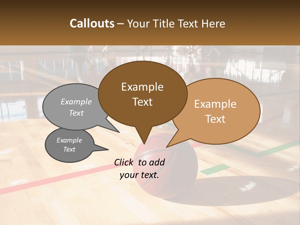 Team Run Gymnasium PowerPoint Template