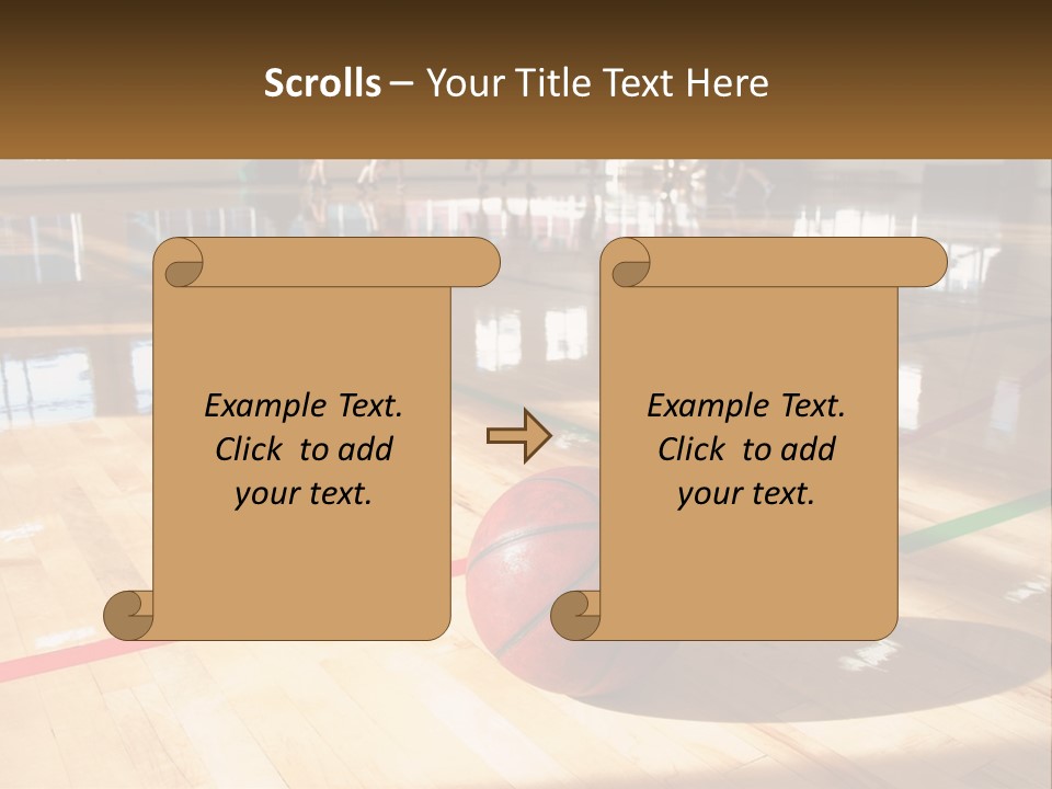 Team Run Gymnasium PowerPoint Template