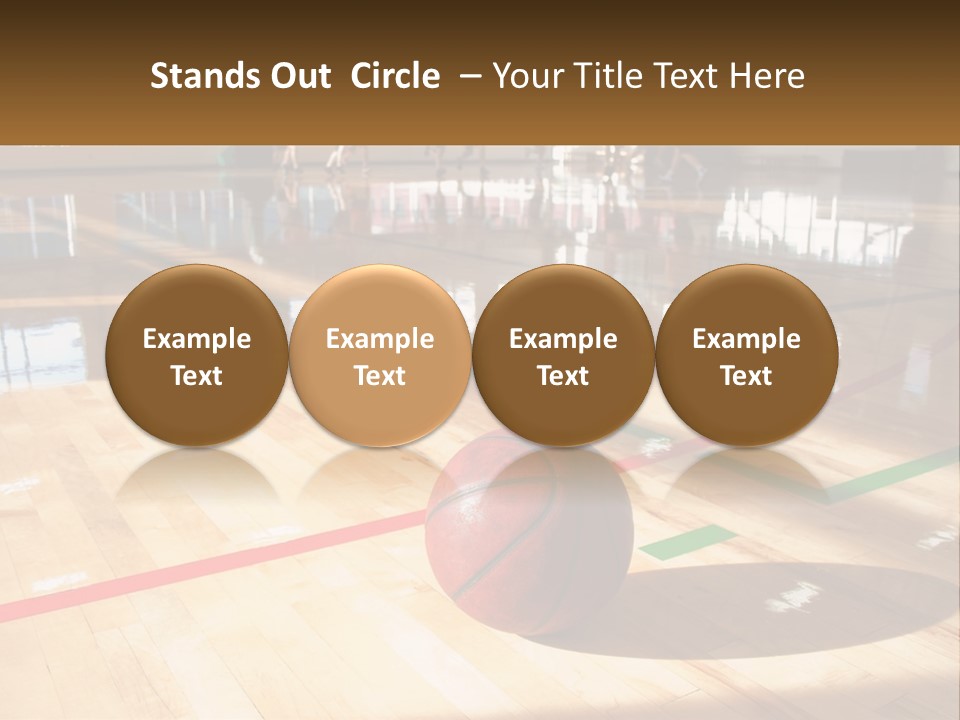 Team Run Gymnasium PowerPoint Template