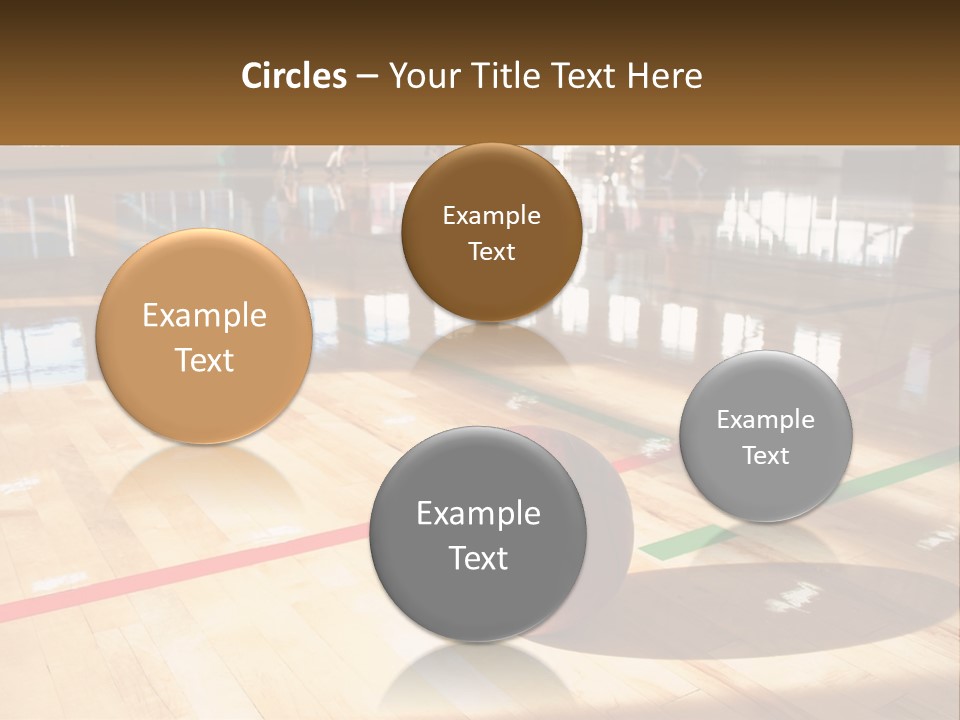 Team Run Gymnasium PowerPoint Template