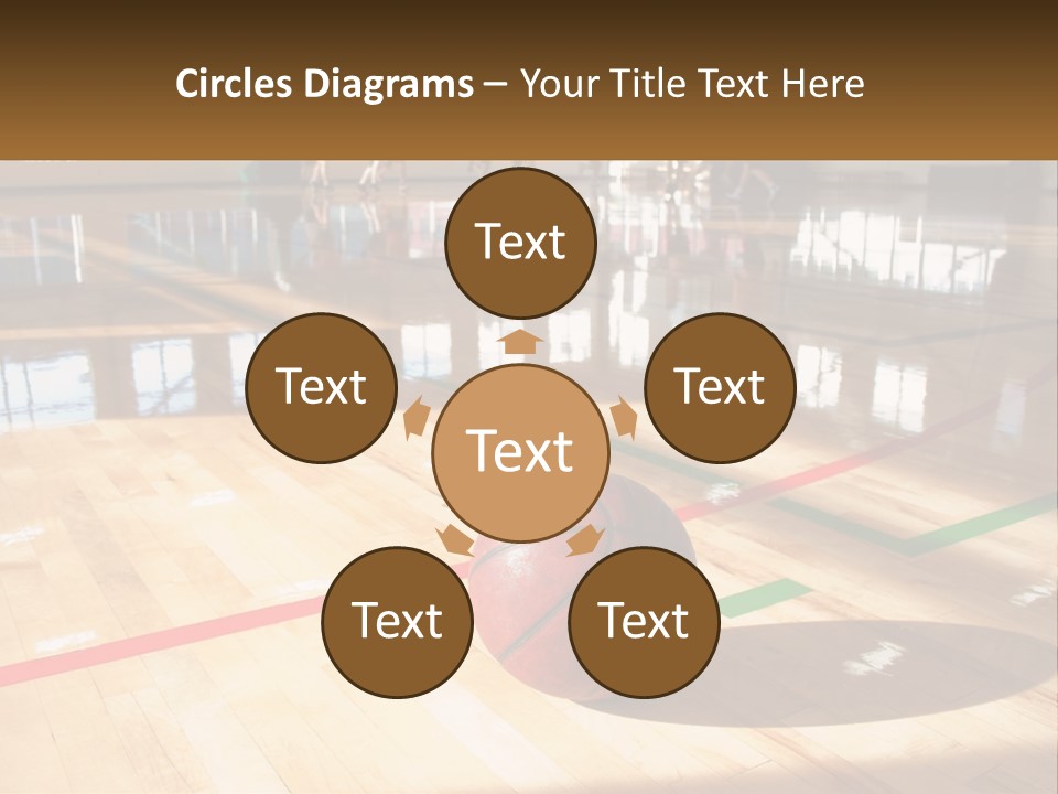 Team Run Gymnasium PowerPoint Template