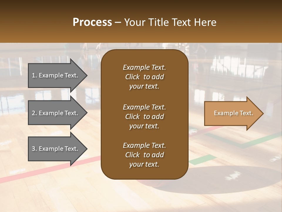 Team Run Gymnasium PowerPoint Template