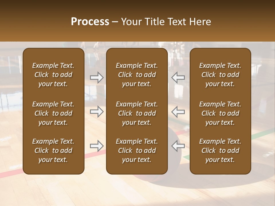 Team Run Gymnasium PowerPoint Template