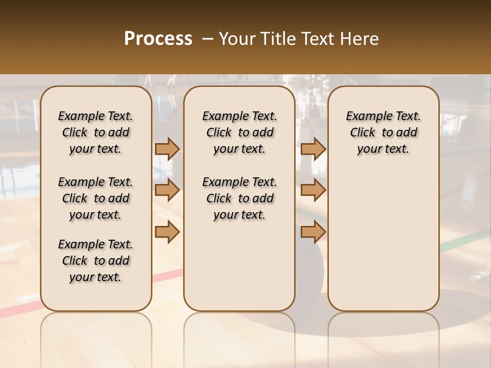 Team Run Gymnasium PowerPoint Template