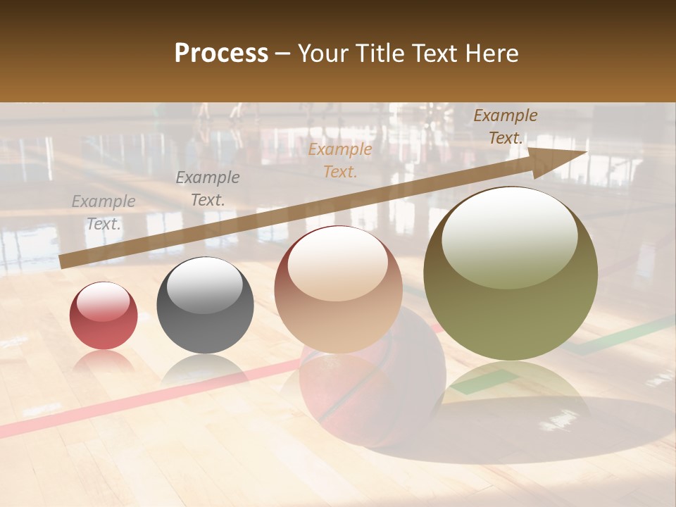 Team Run Gymnasium PowerPoint Template
