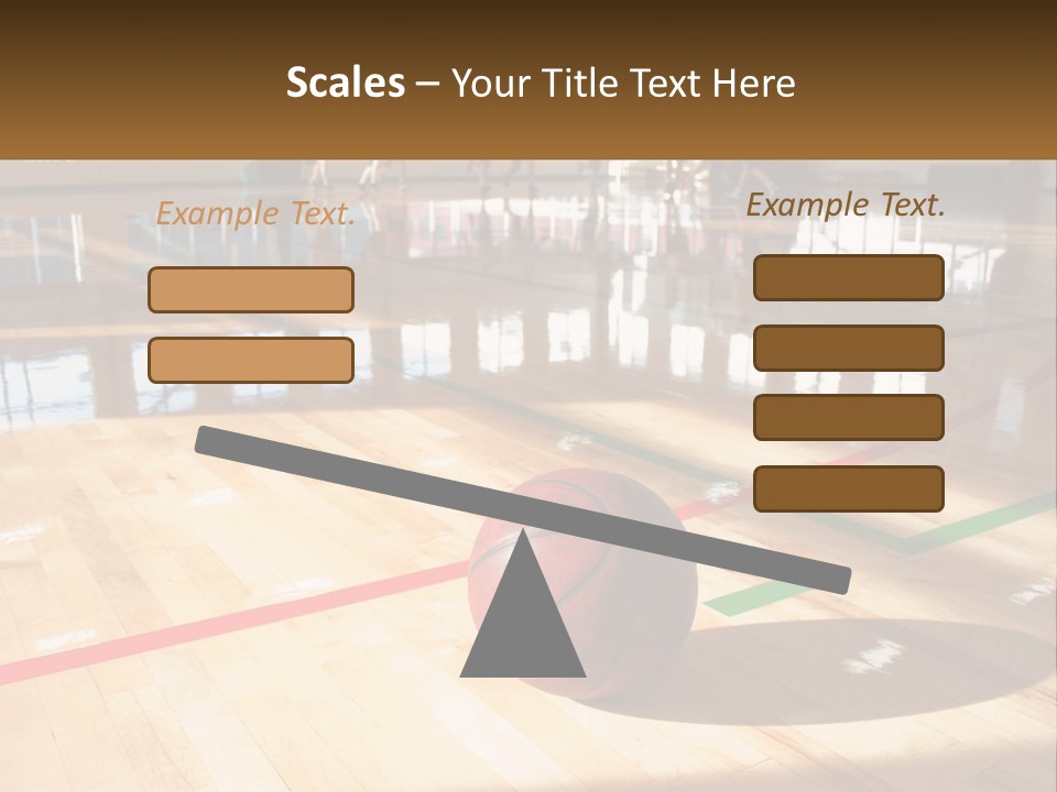 Team Run Gymnasium PowerPoint Template