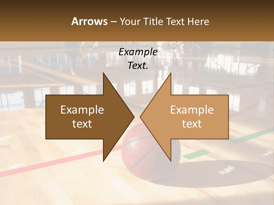 Team Run Gymnasium PowerPoint Template
