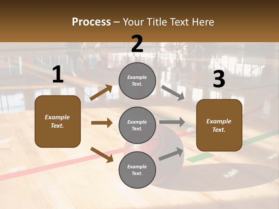 Team Run Gymnasium PowerPoint Template