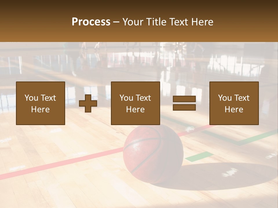 Team Run Gymnasium PowerPoint Template