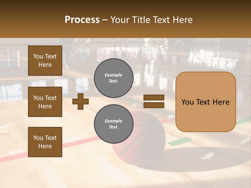 Team Run Gymnasium PowerPoint Template