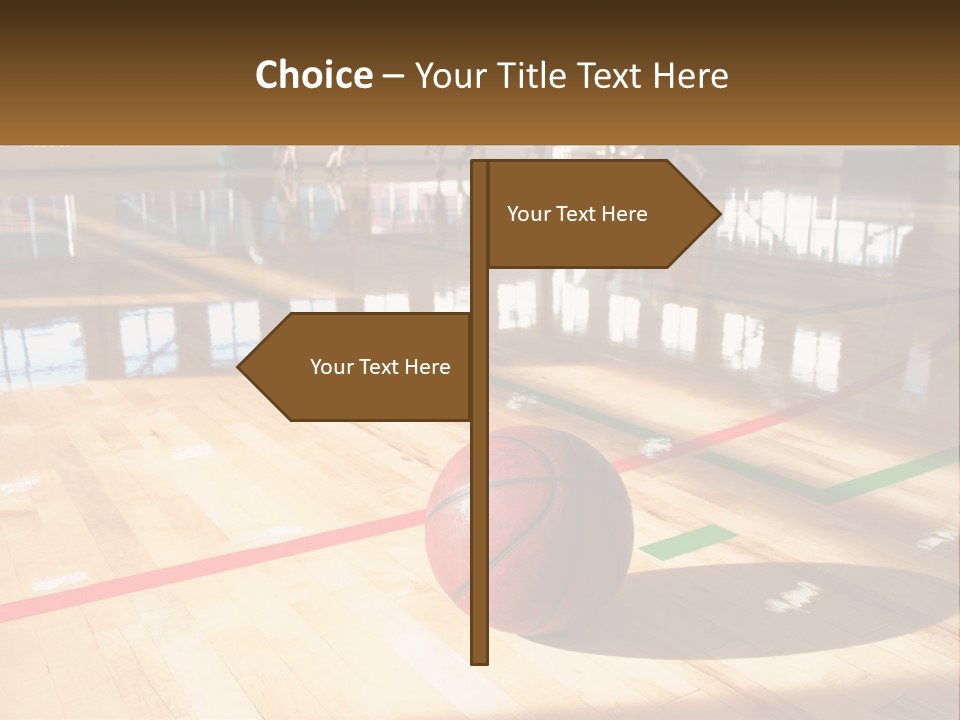 Team Run Gymnasium PowerPoint Template