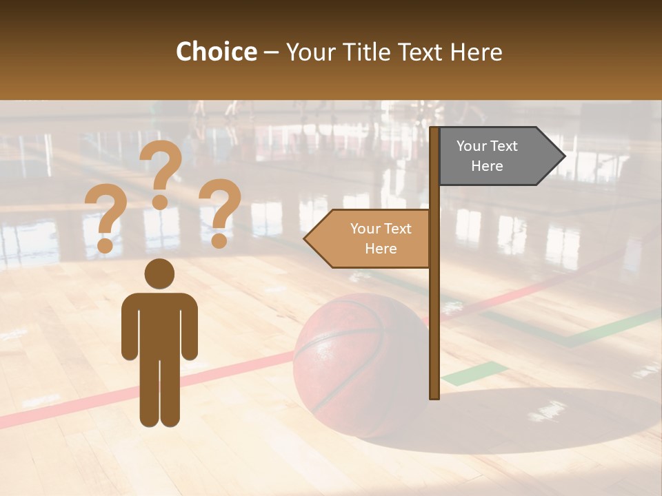 Team Run Gymnasium PowerPoint Template