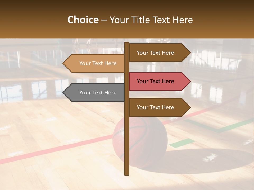 Team Run Gymnasium PowerPoint Template