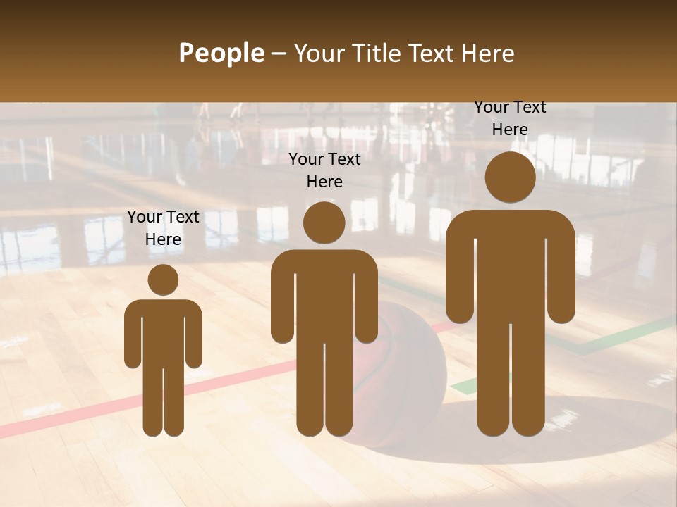 Team Run Gymnasium PowerPoint Template