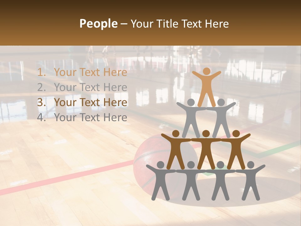Team Run Gymnasium PowerPoint Template