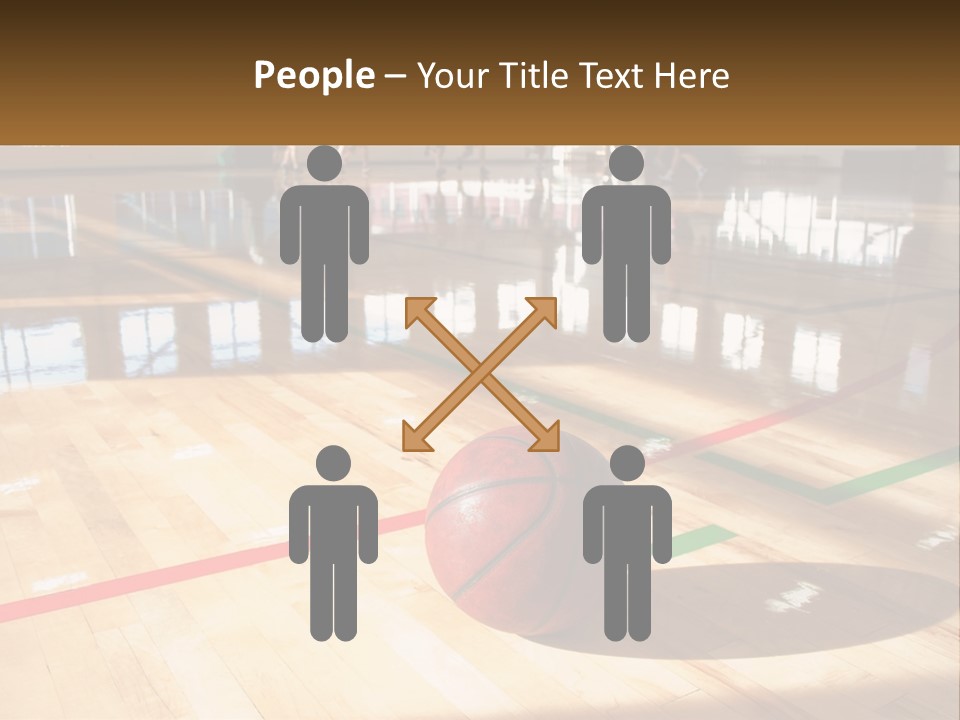 Team Run Gymnasium PowerPoint Template
