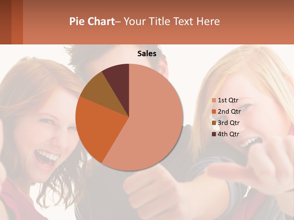 A Group Of Young People Pointing At The Camera PowerPoint Template