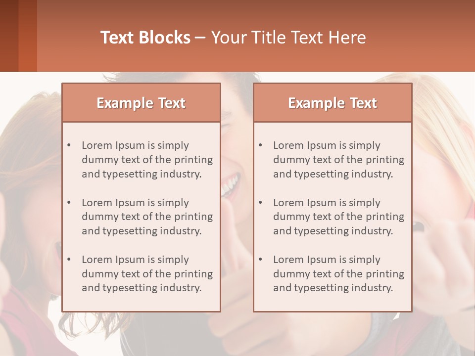 A Group Of Young People Pointing At The Camera PowerPoint Template