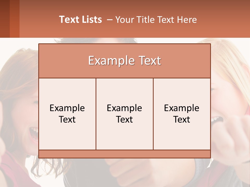 A Group Of Young People Pointing At The Camera PowerPoint Template