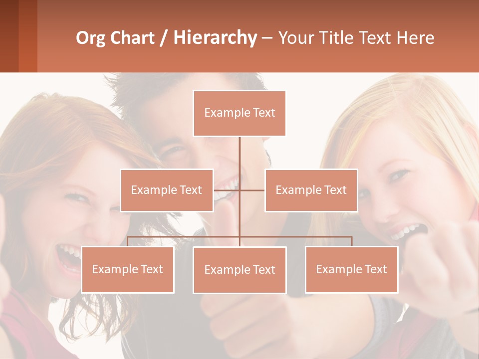 A Group Of Young People Pointing At The Camera PowerPoint Template