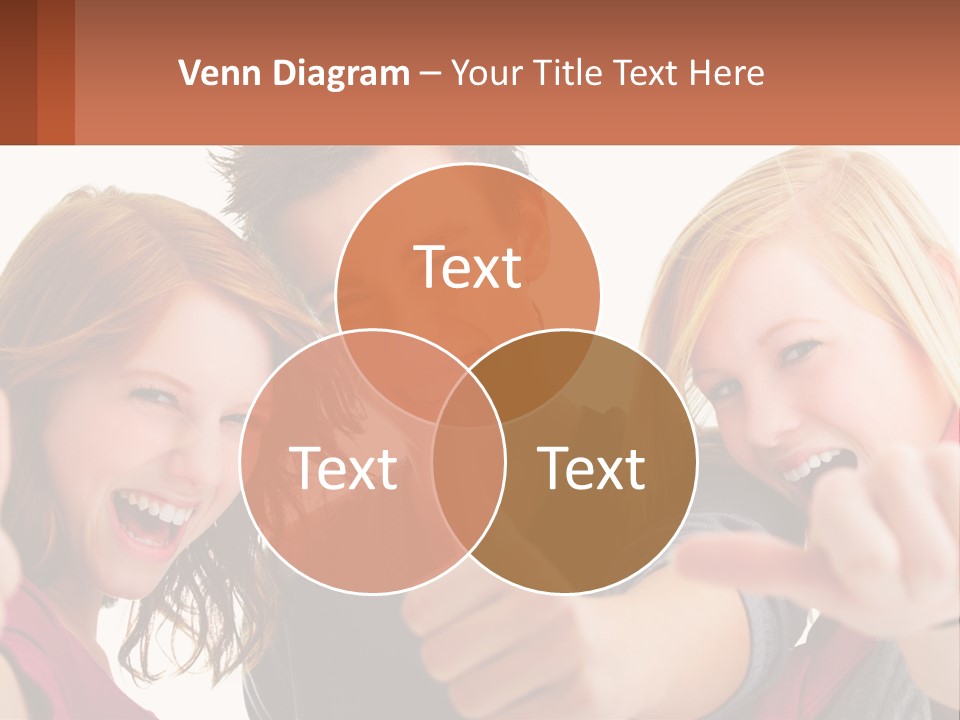 A Group Of Young People Pointing At The Camera PowerPoint Template