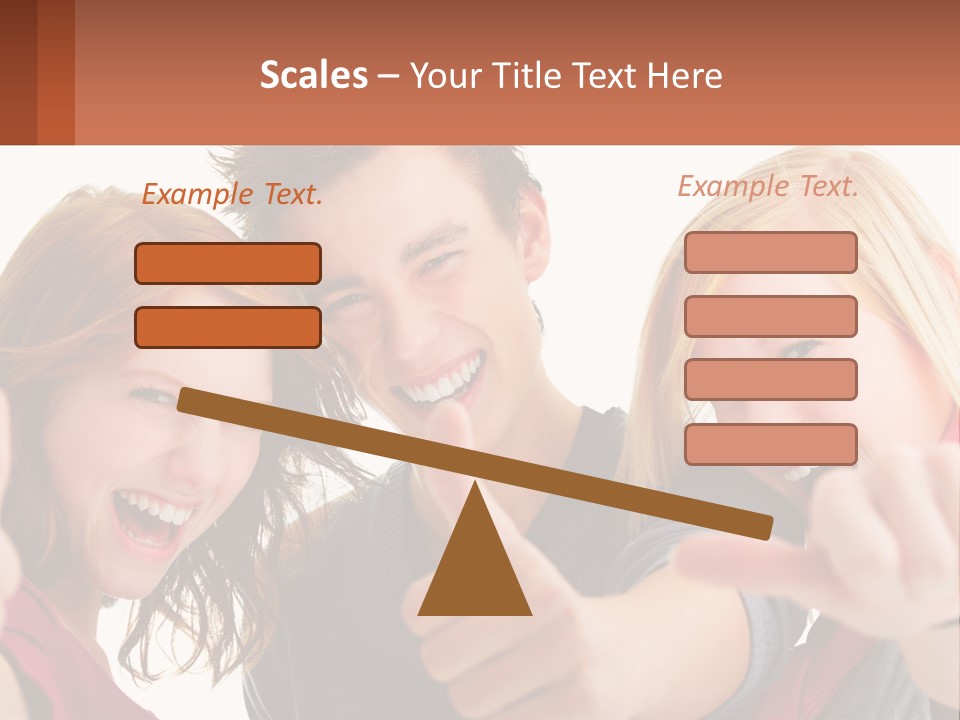 A Group Of Young People Pointing At The Camera PowerPoint Template