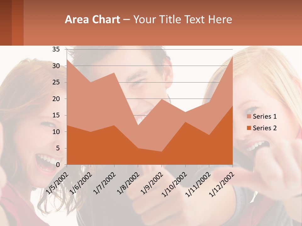 A Group Of Young People Pointing At The Camera PowerPoint Template
