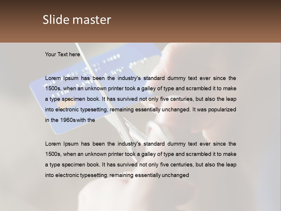 Cash Fraud Credit PowerPoint Template