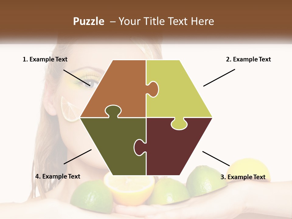 Freshness Lemon Elegance PowerPoint Template