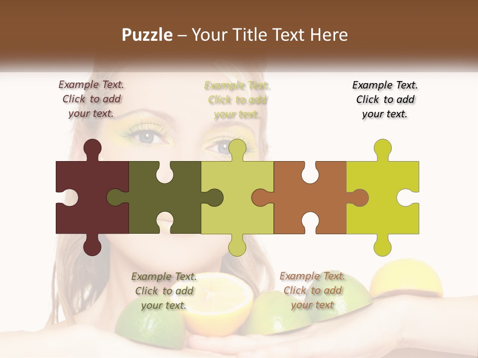 Freshness Lemon Elegance PowerPoint Template