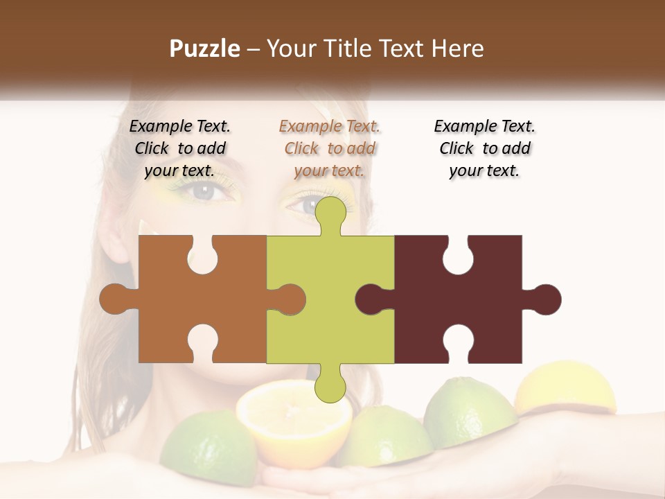 Freshness Lemon Elegance PowerPoint Template