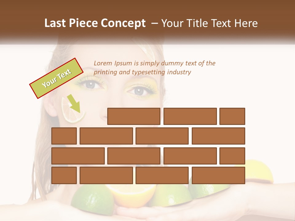 Freshness Lemon Elegance PowerPoint Template