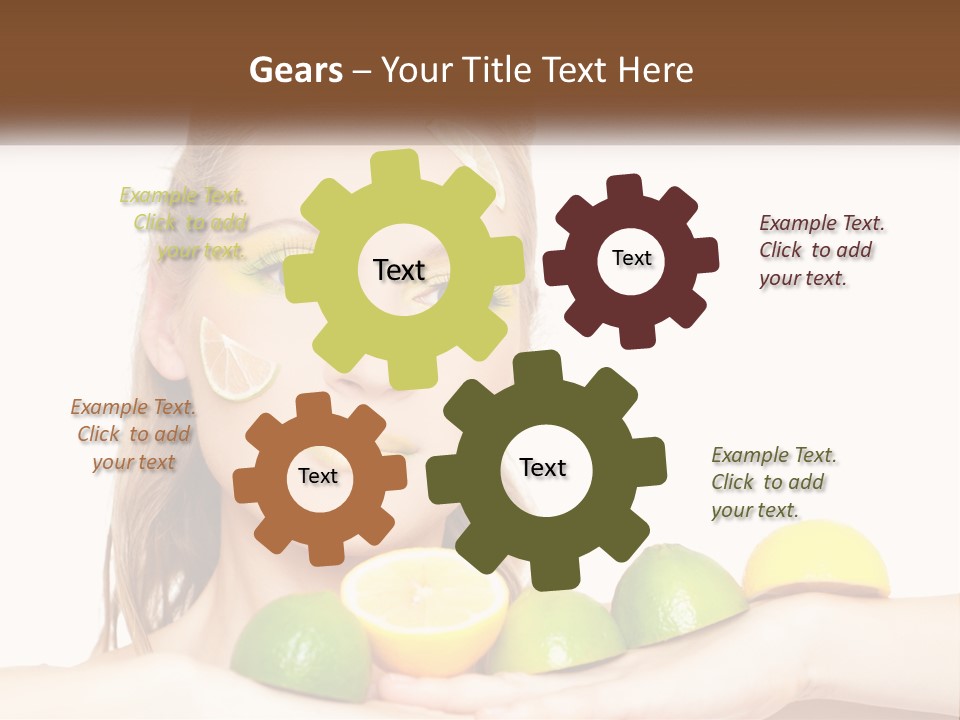 Freshness Lemon Elegance PowerPoint Template