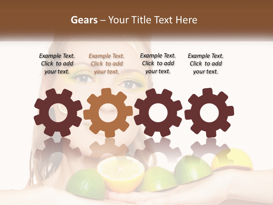 Freshness Lemon Elegance PowerPoint Template