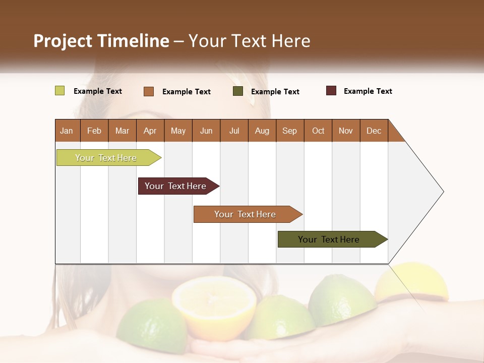 Freshness Lemon Elegance PowerPoint Template