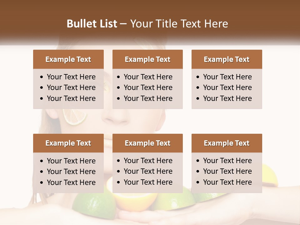 Freshness Lemon Elegance PowerPoint Template