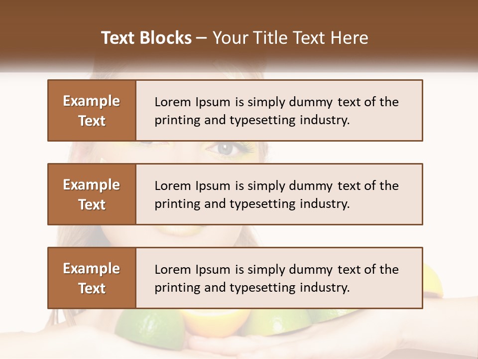 Freshness Lemon Elegance PowerPoint Template