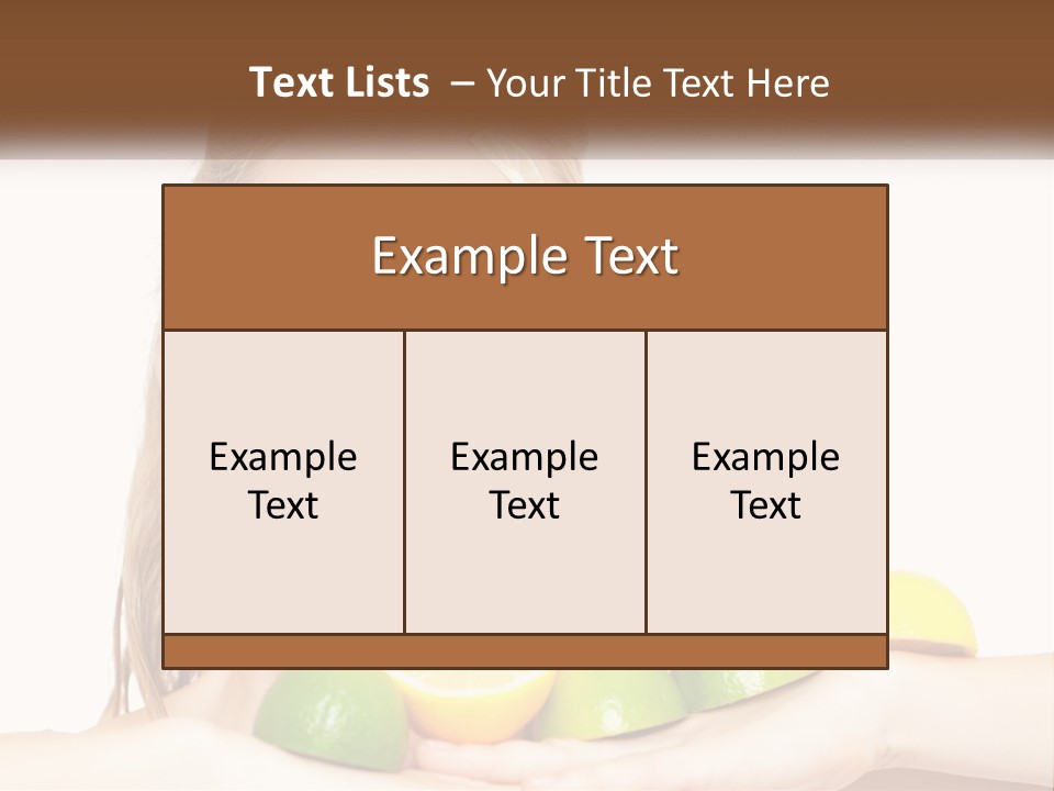 Freshness Lemon Elegance PowerPoint Template