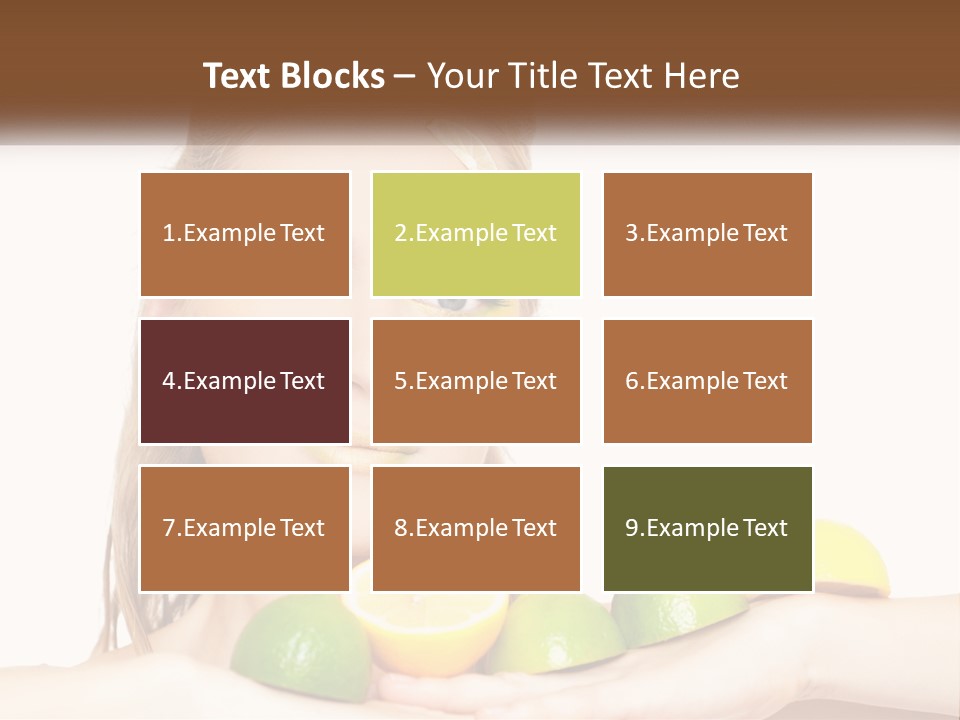 Freshness Lemon Elegance PowerPoint Template