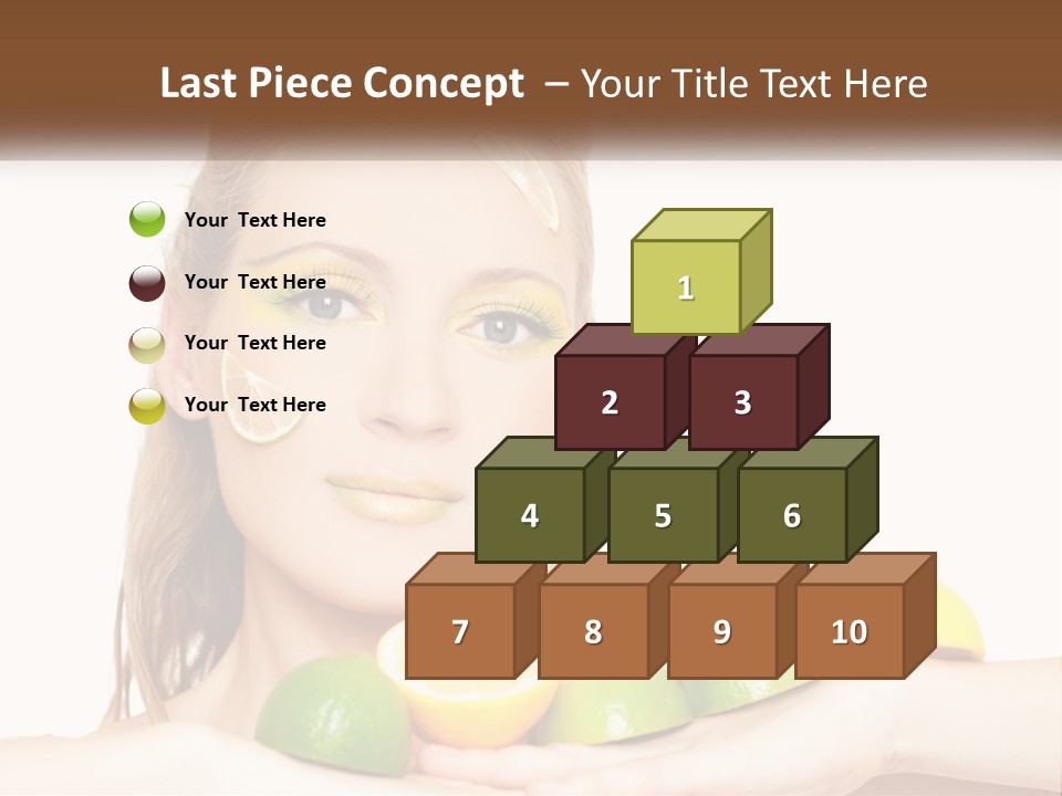 Freshness Lemon Elegance PowerPoint Template