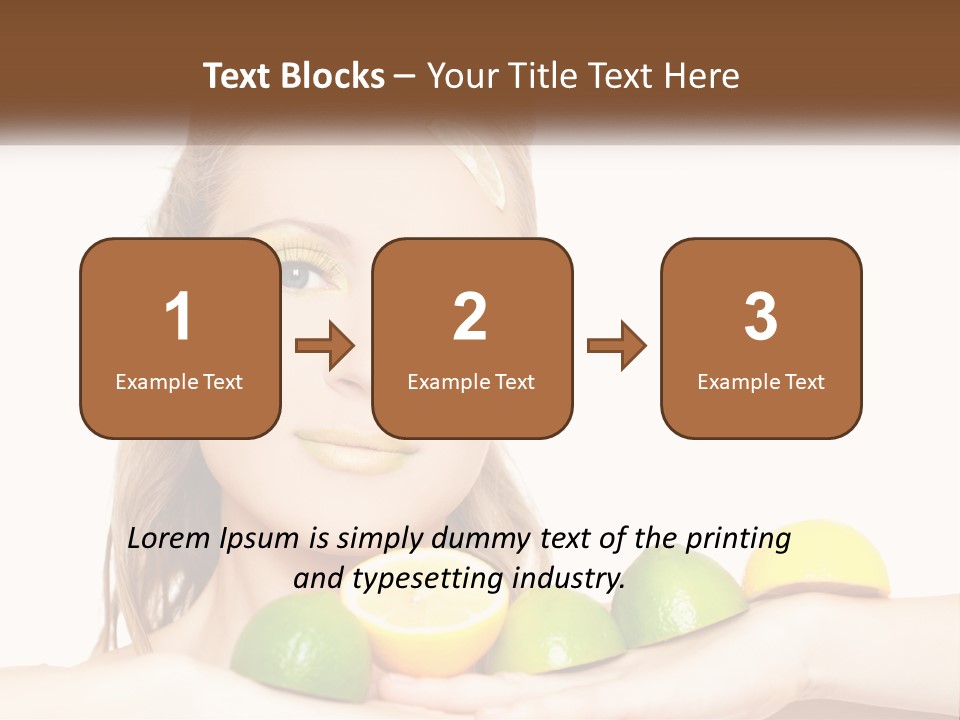 Freshness Lemon Elegance PowerPoint Template