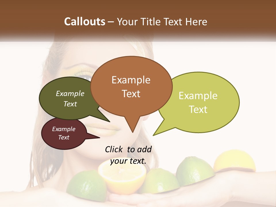 Freshness Lemon Elegance PowerPoint Template