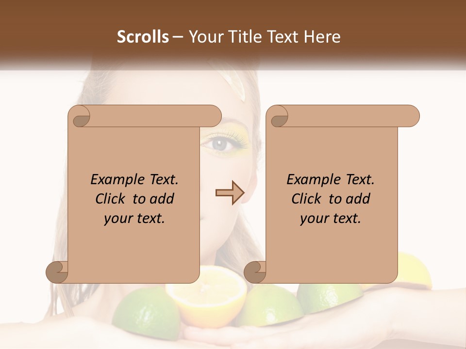 Freshness Lemon Elegance PowerPoint Template