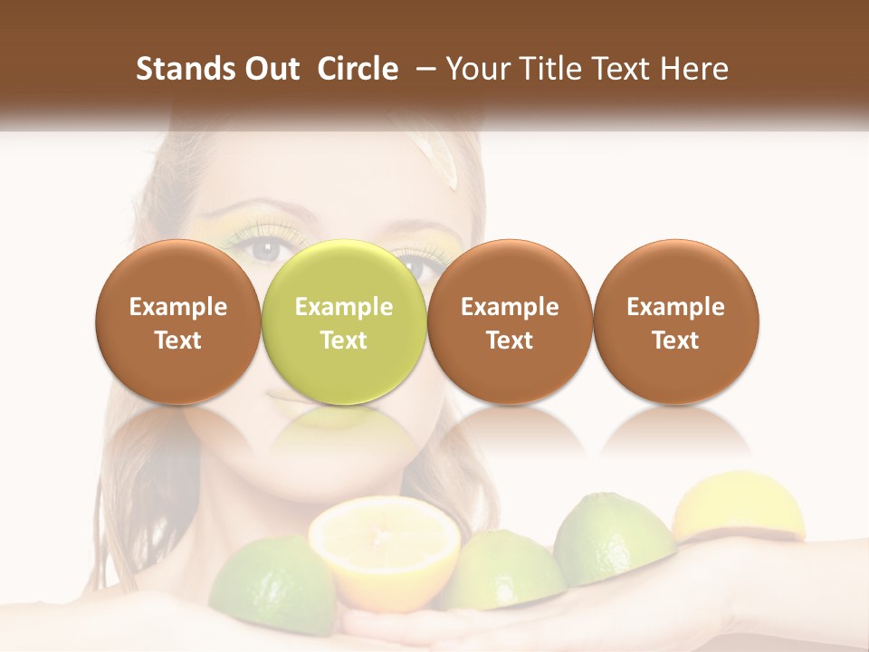 Freshness Lemon Elegance PowerPoint Template